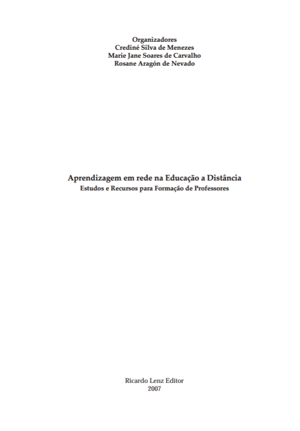 Aprendizagem em rede na educação a distância: estudos e recursos para formação de professores